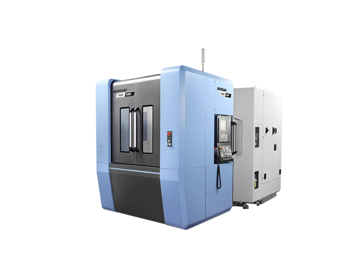 Four-axis simultaneous horizontal machining center